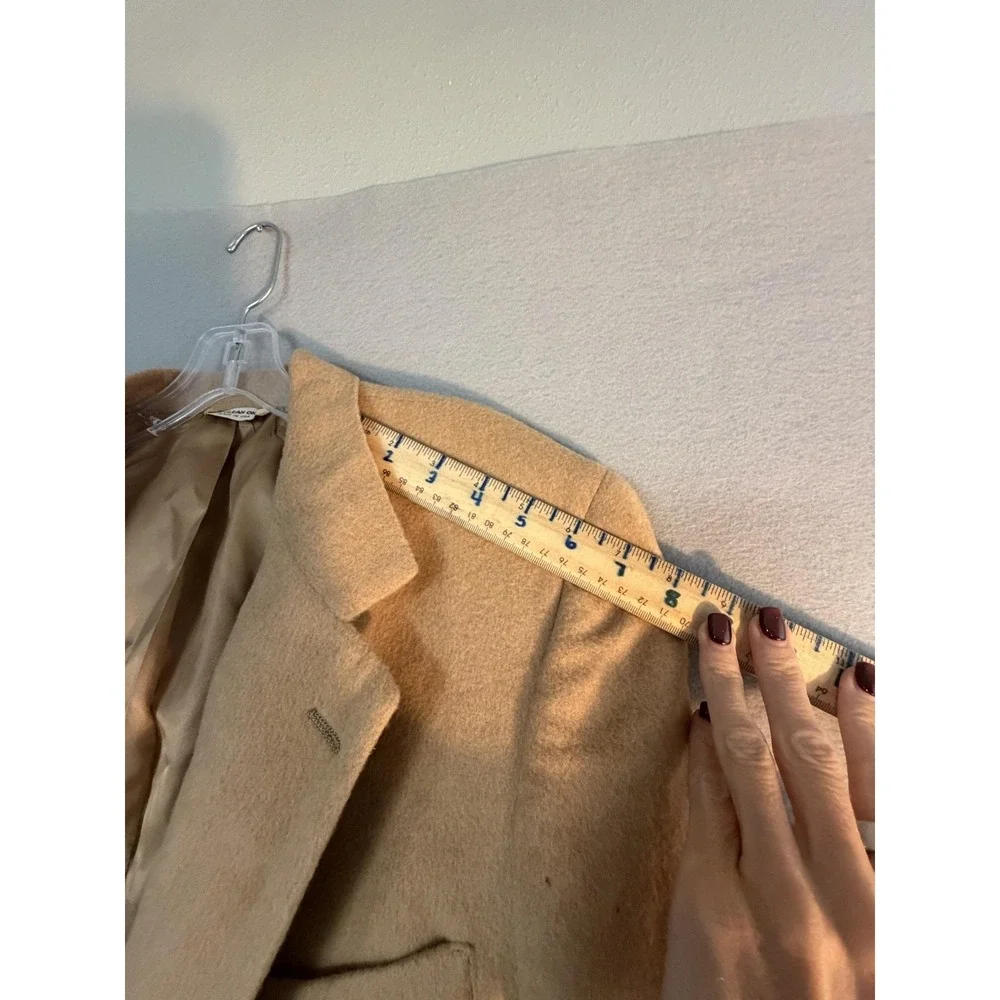 PBM Blazer Sport Coat Mens 40 Beige 100% Camel Hair USA Jacket Old Money